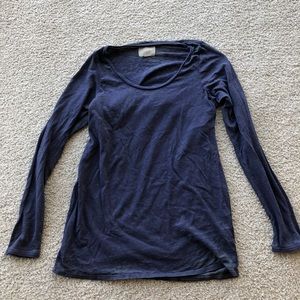 Chaser open back tee, in aubergine, size S